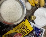 A picture of step 1 of Chocolate chip banana bread.