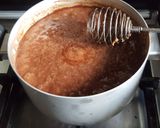 Foto langkah ke 3 dari resep Puding Brownies Marmer.