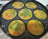 Foto langkah ke 4 dari resep Dadar telur bayam.