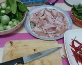 รูปขั้นตอนการทำที่ 1 ของ แกงเขียวหวานไก่