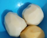 عکس مرحله 1 از دستور هش براون.🥔🥔🌶️🌶️