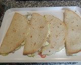 Foto del paso 13 de la receta: Piadina de calabacín con atún y queso