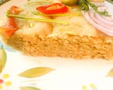 A picture of step 3 of Focaccia Bread (wheat flour bread).