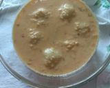 A picture of step 14 of Rasgulla in Rabri.
