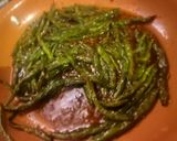 A picture of step 4 of Fried Green Beans.