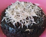 Foto langkah ke 4 dari resep Brownies 1 telur kukus simple tanpa DCC (takaran sendok).
