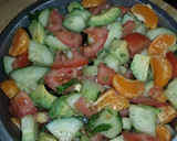 A picture of step 3 of Cucumber salad.