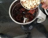 A picture of step 2 of Protein laddoos.