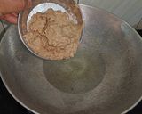 A picture of step 4 of Maharashtrian Sev bhaji.