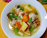 Foto langkah ke 7 dari resep Sop Ayam Ala Pak Min Klaten. Segar dan Enak, Wajib Dicoba.