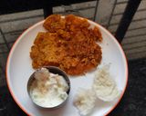 A picture of step 4 of Sabudana varai dosa.