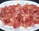 A picture of step 2 of Sweet and Sour Pork with Pineapple - Jon Style.