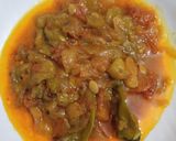 A picture of step 7 of Toorai ki bhaji.