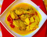 Foto langkah ke 5 dari resep Kari Ayam kentang.