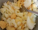 A picture of step 1 of Not Just Egg Mayo...😁.