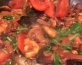 A picture of step 3 of Spicy Shrimp Spaghetti.
