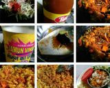 A picture of step 7 of Macroni in indo Western style..