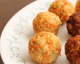 A picture of step 1 of Leftover rice Manchurian jain/regular.