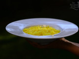 Maravilloso arroz basmati, preparado con limón y cúrcuma