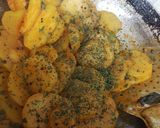 A picture of step 2 of Masala Aloo.
