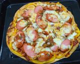 Hình bước làm 3 của món Bánh pizza