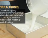 Foto langkah ke 5 dari resep Mochi Wijen Isi Kacang Devina Hermawan.
