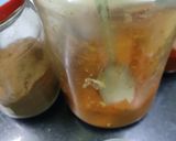 A picture of step 4 of Winter special big size brinjal bartha.