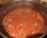 A picture of step 4 of Scratch Spaghetti and Cheese Stuffed Meatballs .