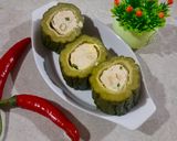 Foto langkah ke 3 dari resep Pare kukus isi tahu.