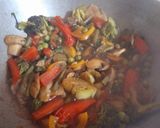 A picture of step 2 of Pepper Garlic Vegetables Stir Fry.