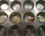 A picture of step 2 of Over Easy Ham & Cheese Cups!!.
