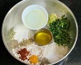 A picture of step 2 of OATS DAL BAATI (VEGAN).