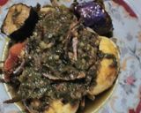 Foto langkah ke 5 dari resep Telor & teri terong 3Te cabe hijau.