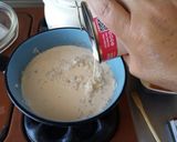 A picture of step 3 of Arroz con Leche.