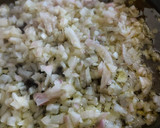 Foto del paso 2 de la receta: Espaguetis con bacon champiñones y espárragos