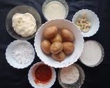 A picture of step 1 of Luchi & Cocoa Potato Curry (Puri sabji).