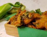 A picture of step 5 of Celery Leaf Fritters.