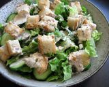 A picture of step 5 of Yoghurt Caesar Dressing.
