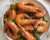 Foto langkah ke 5 dari resep Udang Goreng Mentega.