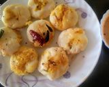 A picture of step 5 of Andhra  Style Masala Potato  Stuffed  Idly.