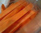 A picture of step 2 of Super easy sweet potato stick, oven.