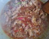 Gambar langkah 5 resipi Taucu Daging Tumis Terung.