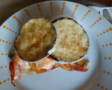 Foto del paso 14 de la receta: Pollo amb berenjena, bacon y patata panadera