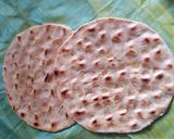 A picture of step 2 of Rajasthani khooba roti.