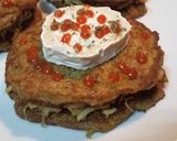 Foto del paso 9 de la receta Tortitas de brócoli con pollo a la mostaza y miel
