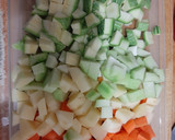 Foto del paso 1 de la receta: Caldo de camarón fresco, con mucha verdura