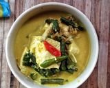 Foto langkah ke 6 dari resep Lodeh Kuning Kacang Tahu dan Ayam.