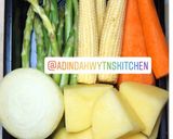 Foto langkah ke 3 dari resep 14. STEAK WITH ASPARAGUS made by @adindahwytnskitchen 🌻.