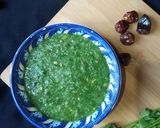 A picture of step 3 of Green chutney.
