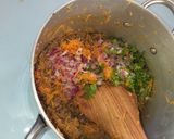 A picture of step 3 of Samosa filling.